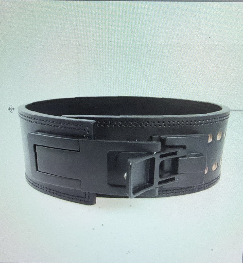 Cinturón de fitness Sentadilla de peso duro de piel de vaca cinturón de hombre pesado con hebilla de palanca cinturón de fitness de piel de vaca SBDYELANG