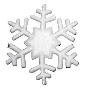 Factory direct supply foam bamboo snowflake Christmas decoration props window display pendant