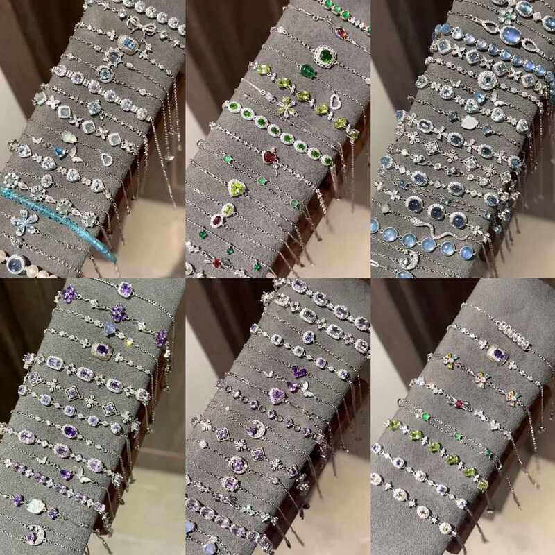 Cross-Border Ultra-Shiny Zircon Geometric Bracelet, Light Luxury and High-End Bracelet for Women, Summer Fresh and Fashionable Versatile Hand Jewelry for Women