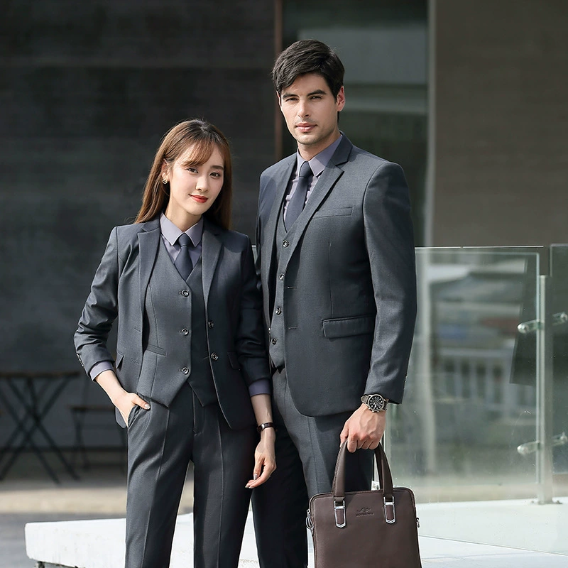 Мужской и женский одинаковый профессиональный костюм женский костюм 2024 Новая Мода корейский деловой костюм официальная одежда Комбинезоны
