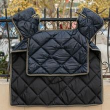 电动车挡风被秋冬季新款摩托车加大加厚加绒电瓶车防风罩防水春秋