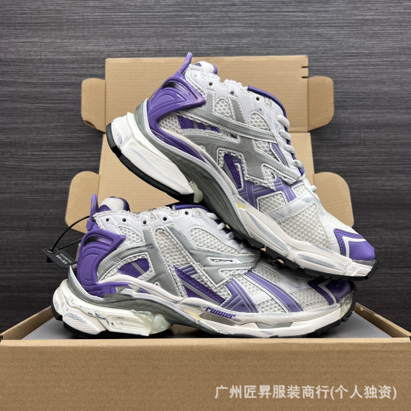 跨境专供毒家现货25ss纯原版本巴黎B家涂鸦做旧休闲运动鞋|undefined