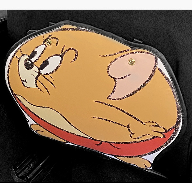 Short cat and mouse chair back anti-kick pad children's rear seat protection pad anti-dirty protection pad for car rear wear protection