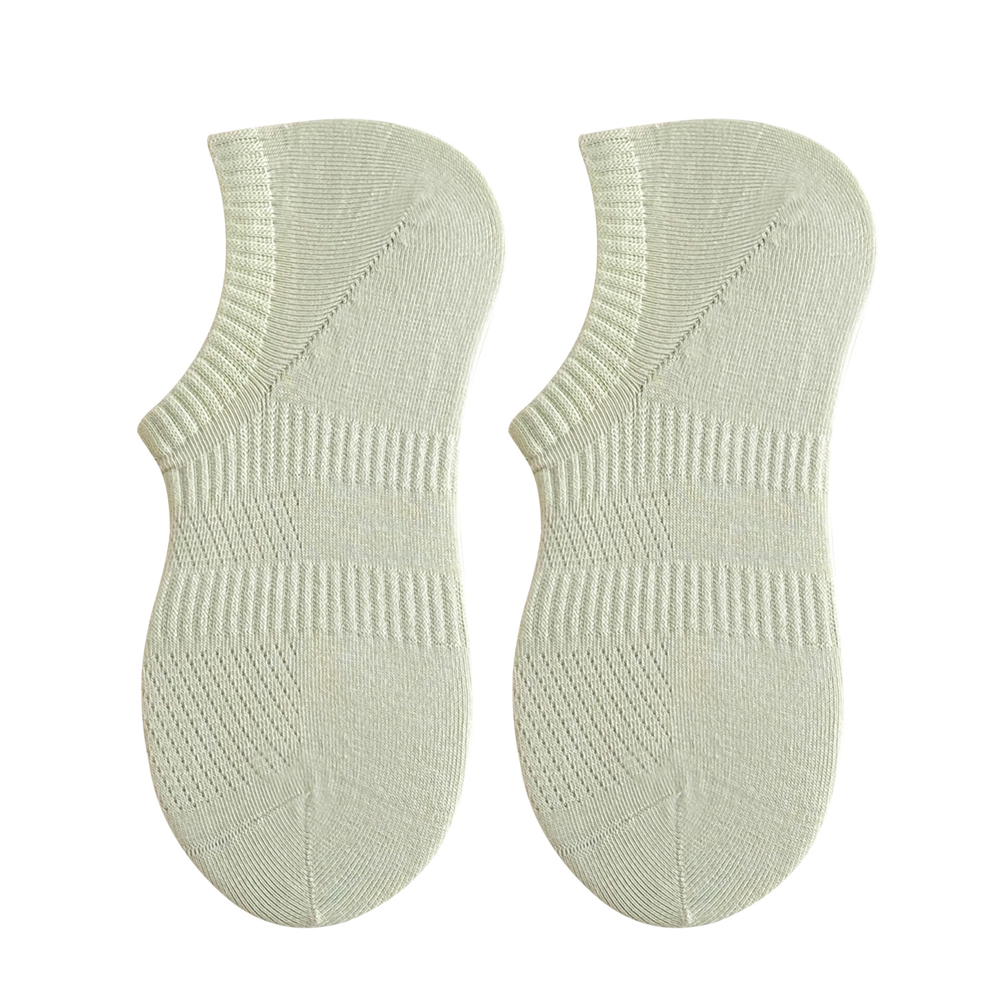 Calcetines de barco, algodón puro para mujer, estilo fino de verano, malla antideslizante japonesa, transpirable, color sólido, calcetines invisibles de todo fósforo, verano