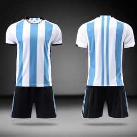 包邮俱乐部光板儿童成人足球服定 制梅XI阿根廷巴西球衣训练校服