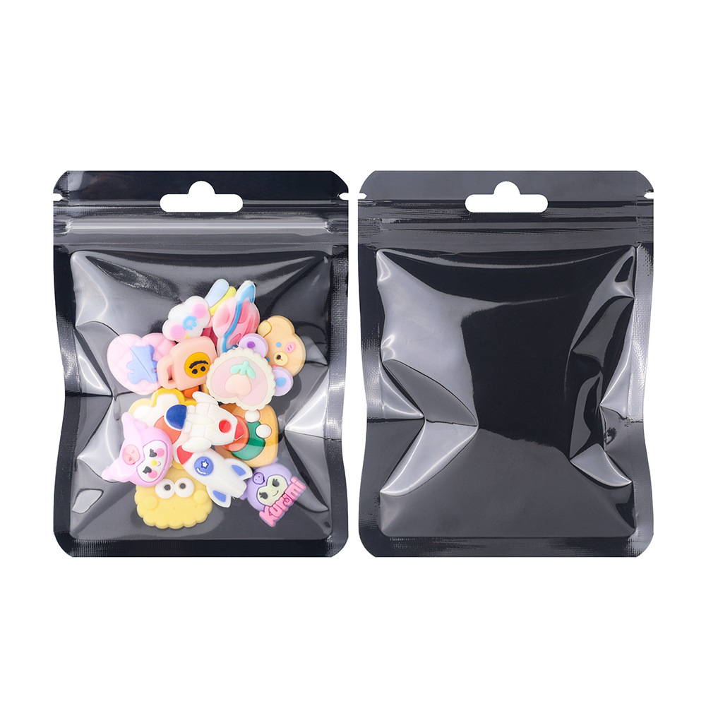 Bolsa de macarón auto-sellada colorida simple ins tarjeta pequeña joyería transparente sellado bolsas de hueso diy pulsera para usar bolsas de braza