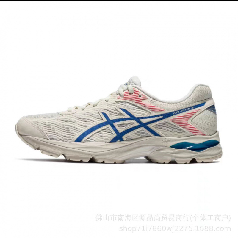 莆田純正 GEL-FLUX4 スポーツシューズ、レトロ、衝撃吸収、多用途、滑り止め、耐摩耗性、メッシュ、通気性、ランニング用|undefined