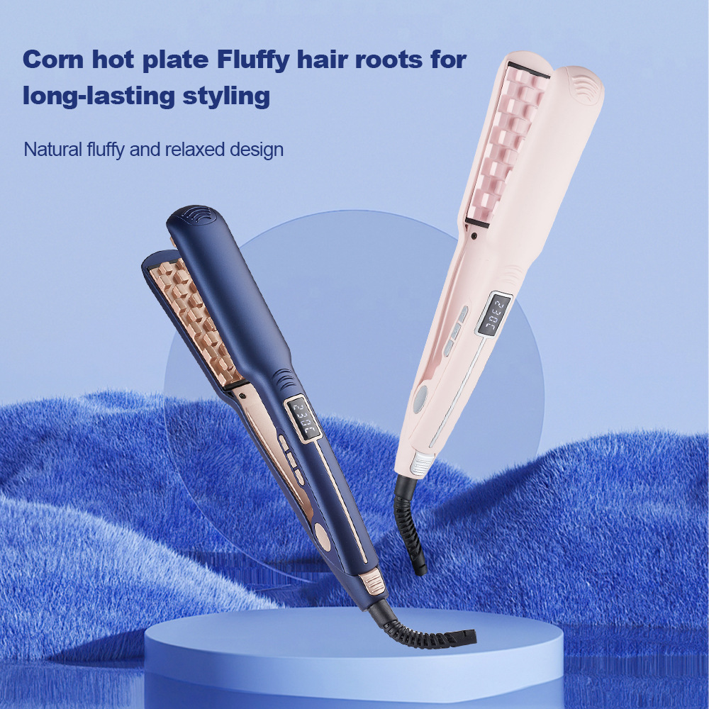 Factory Direct Sale Fluffy Corn Silk Plaid Curling Iron Foil Perm Pad Hair Root Magic Perm Tool Perm