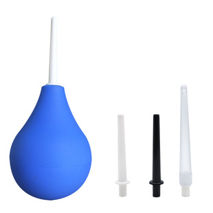 Cross-border Amazon new product large capacity spherical irrigator set black enema cleaner