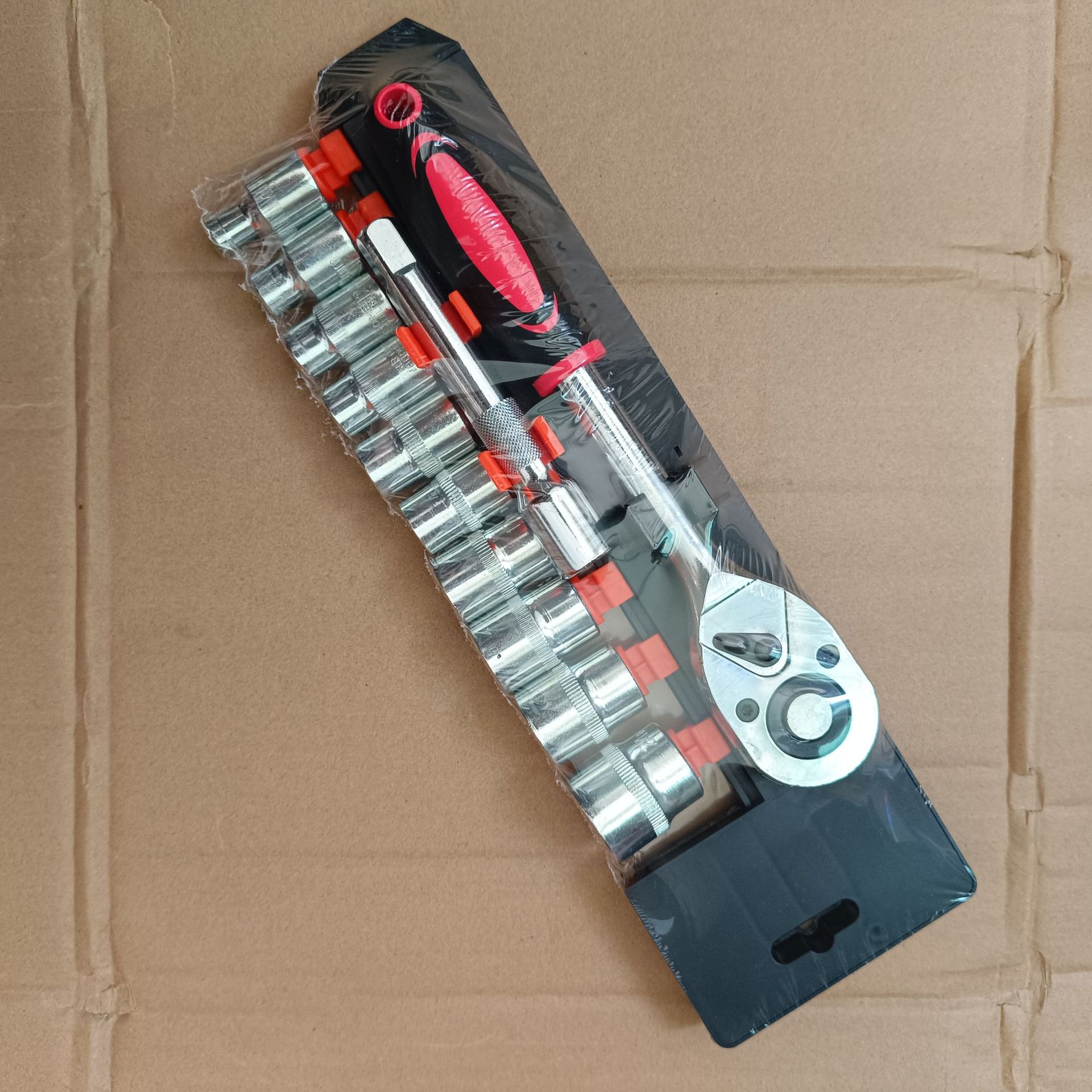 12PC棘轮扳手组套1/2公制汽修板子扳手套筒