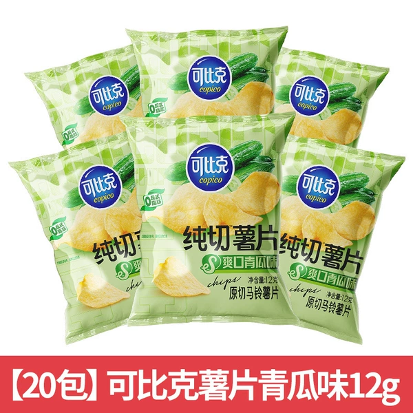 Copico potato chips 12g cucumber flavor*20