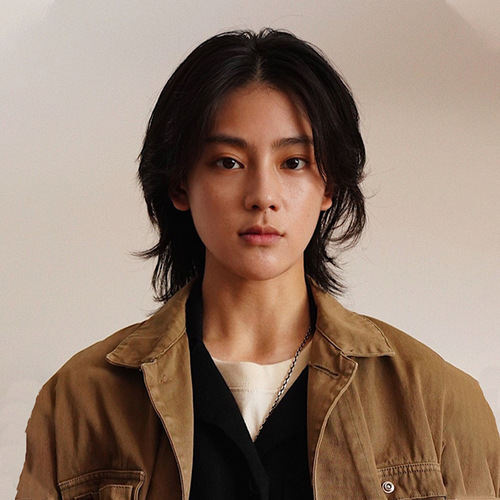 Wolf Tail False Hair for Men, Center Parted Long Men's Hair, Japanese Samurai Style, Male, Mullet Haircut, Full Head Suit