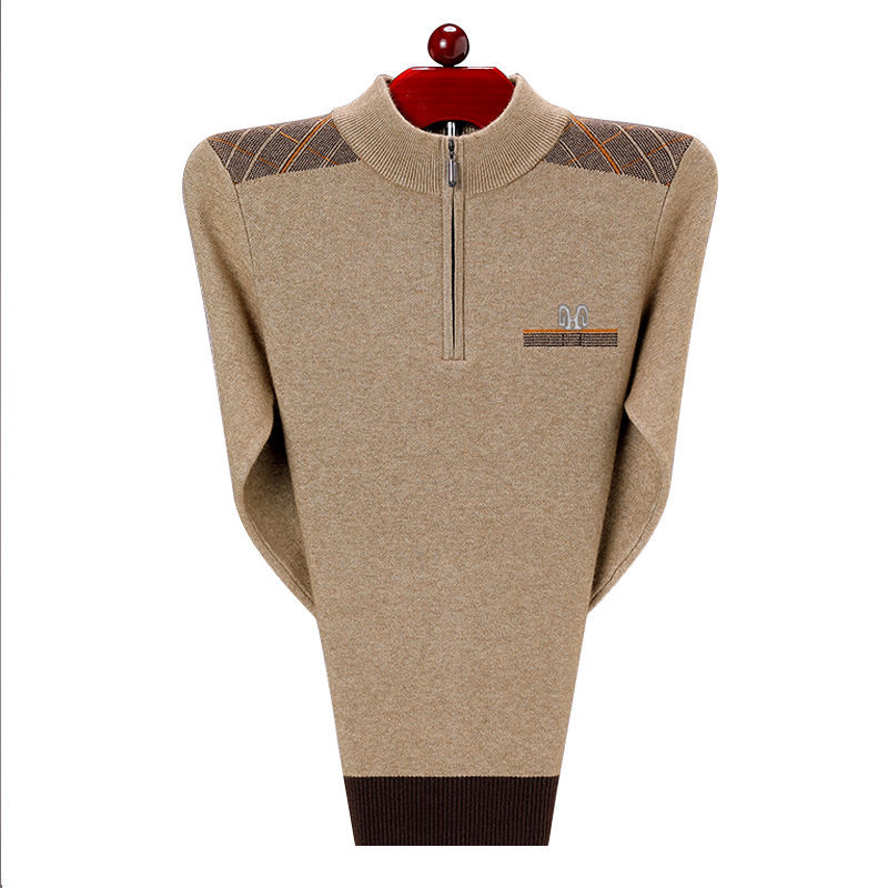 Cashmere demi-season keep warm woolen sweater for leisure with…