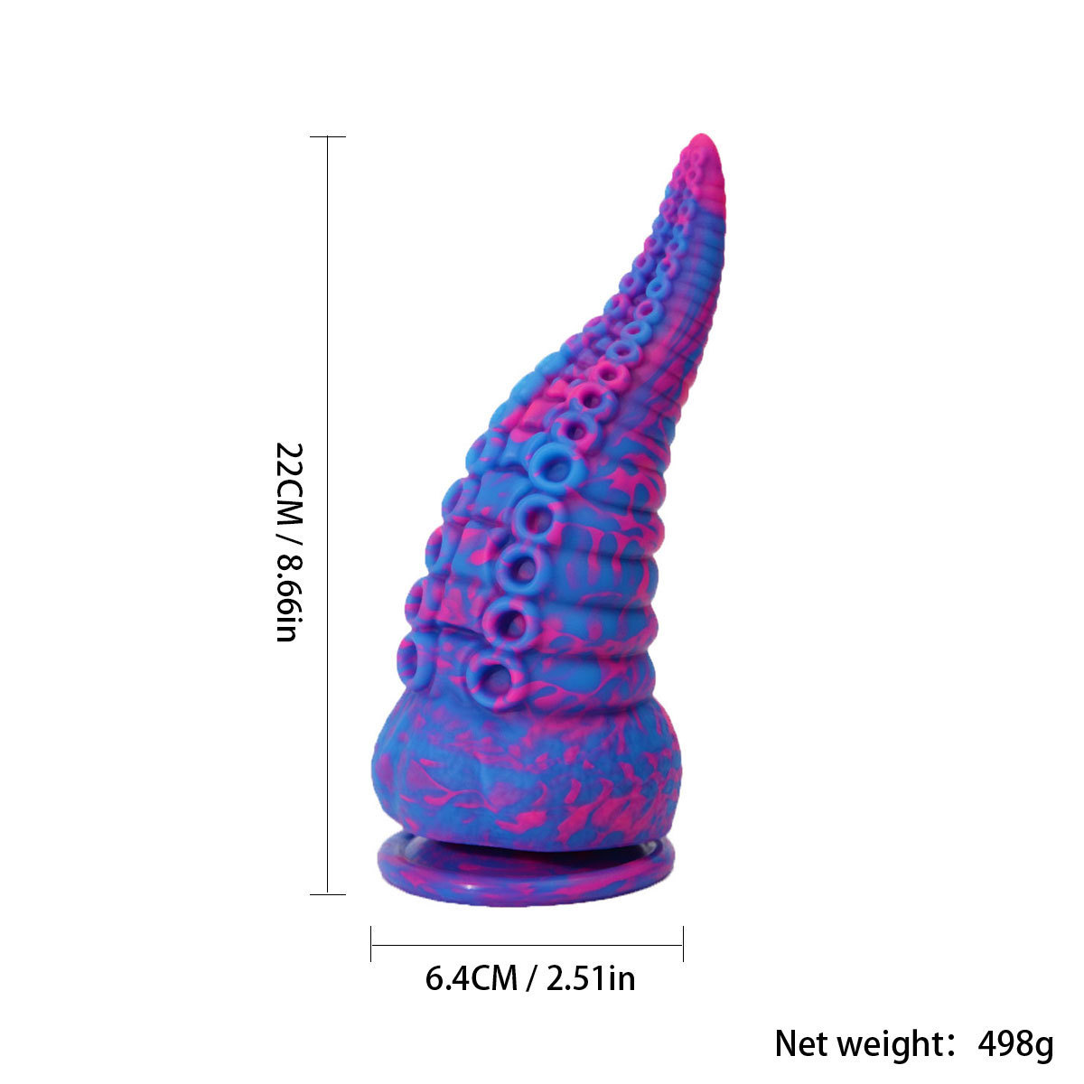 Orissi liquid silicone mixed color octopus plug tentacle soft male and female universal shaped anal sphincter expander_voghion.com
