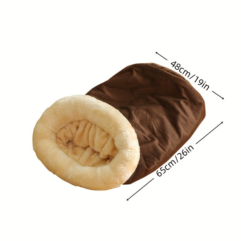 Кошачья нора и сумка для кошки, зимний теплый мешок для питомца, осенне-зимовая лежанка для собаки, универсальная кошачья нора для всех сезонов, закрытая кошачья нора для кошек и щенков