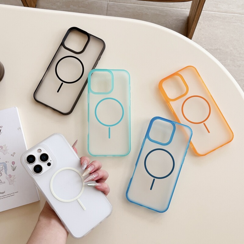 Casual Pc Matte Fine-Circle Magnetic Case Suitable for Iphone16Pro Max Mobile Phone Case Apple 17 New Model 14/15