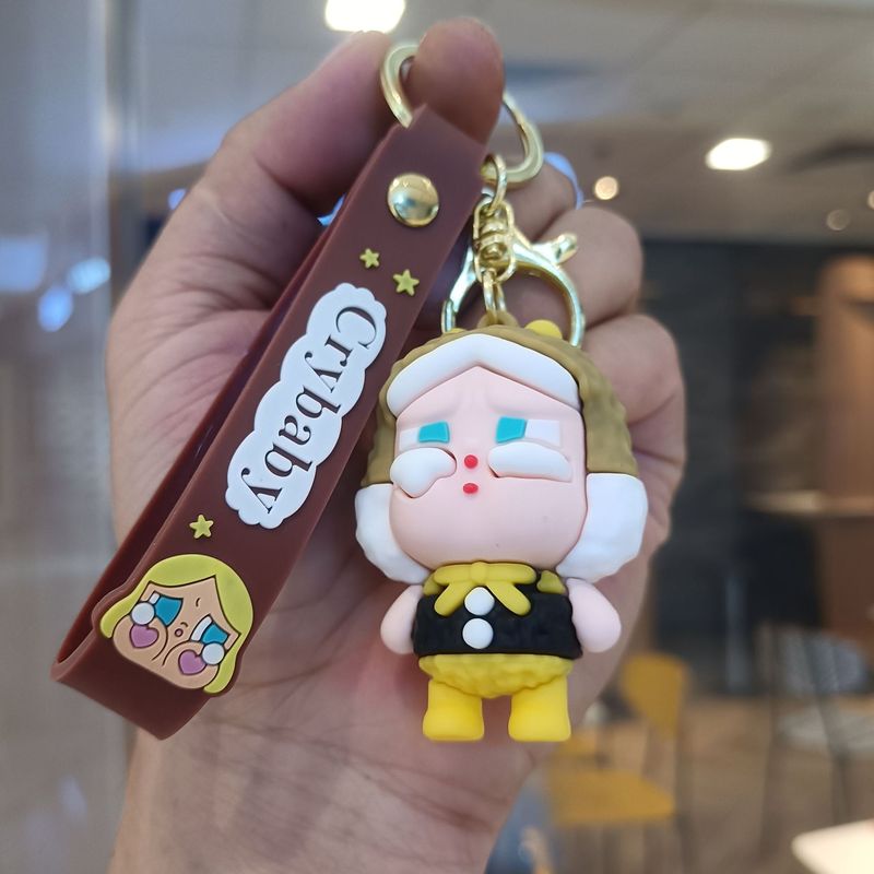 卡通哭娃钥匙扣眼泪娃娃公仔汽车钥匙链潮流情侣包包挂件礼品批发|undefined