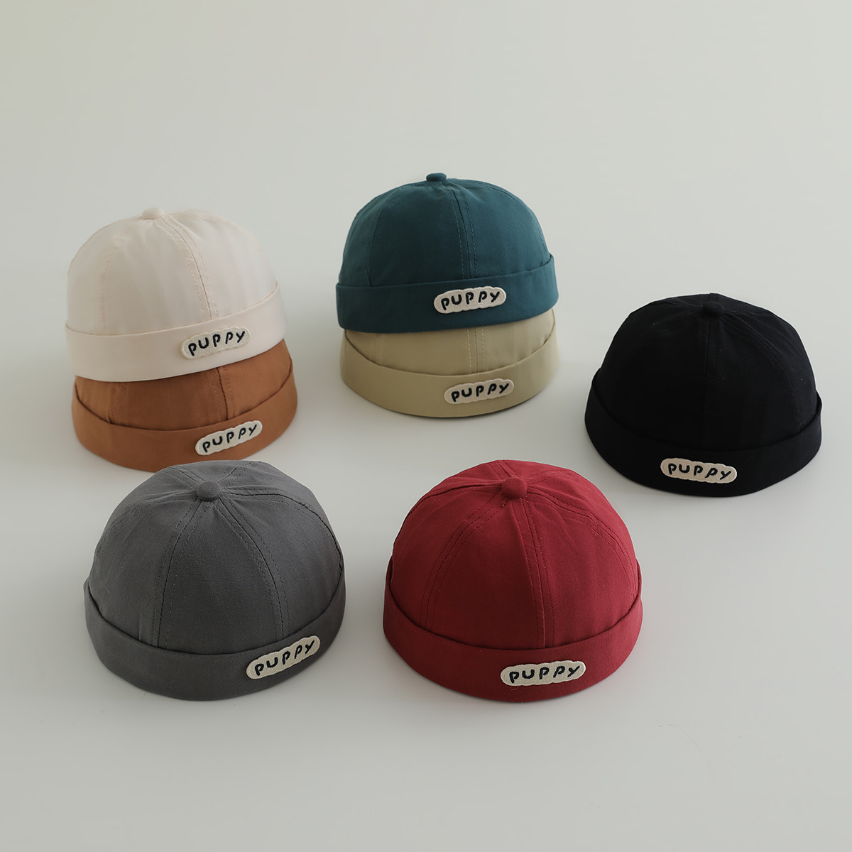 Sombreros de niñas otoño-invierno bebés primavera-otoño niños bebés sombreros de piel de melón para niños sombreros de lengua de pato