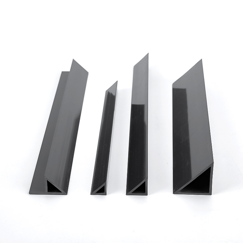 厂家制PVC建筑用三角形塑料条角度精准质量好