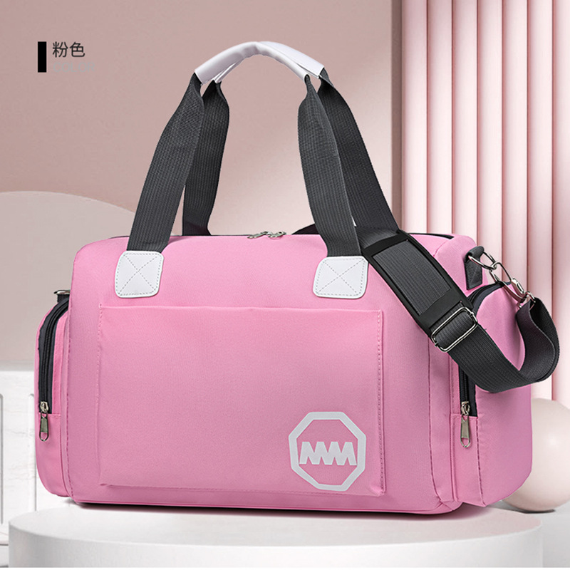 Bolsa de fitness Bolsa de viaje portátil de gran capacidad antisalpicaduras de agua Bolsa de almacenamiento de equipaje de corta distancia Bolsa de almacenamiento Bolsa de viaje ligera