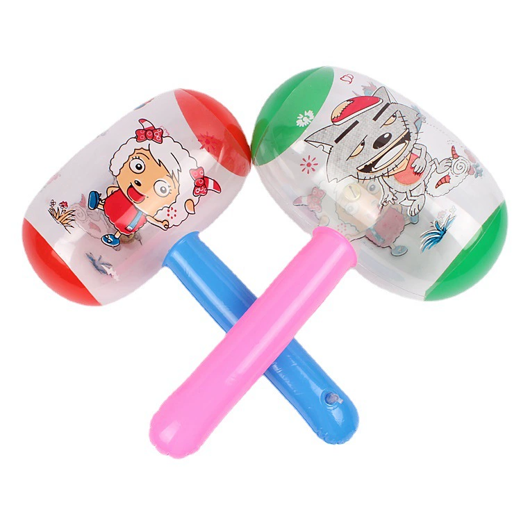 [Микро расширение] средний мультяшный надувной молоток с колокольчиком надувной молоток надувные игрушки оптом