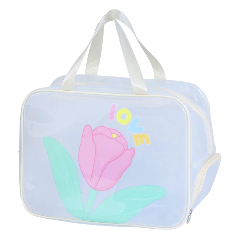 Bolsa de natación para niños de separación húmeda y seca bolsa de almacenamiento impermeable niños y niñas deportes portátil Lindo bolso de playa de dibujos animados