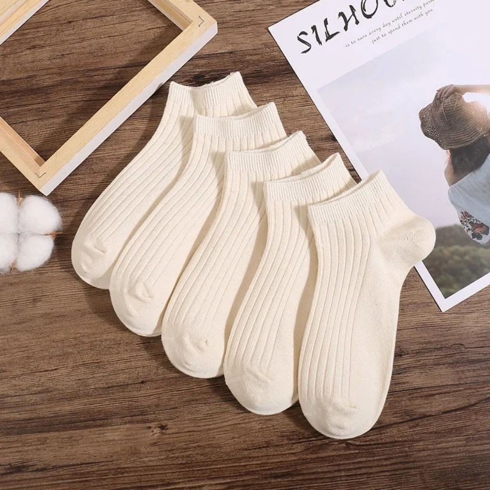 Solid color summer breathable colored socks