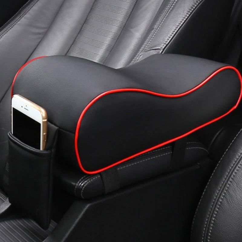 Universal – Car Armrest Box Armrest box pad - red