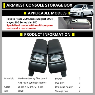 Cup Holder Storage Box Modification, Armrest box