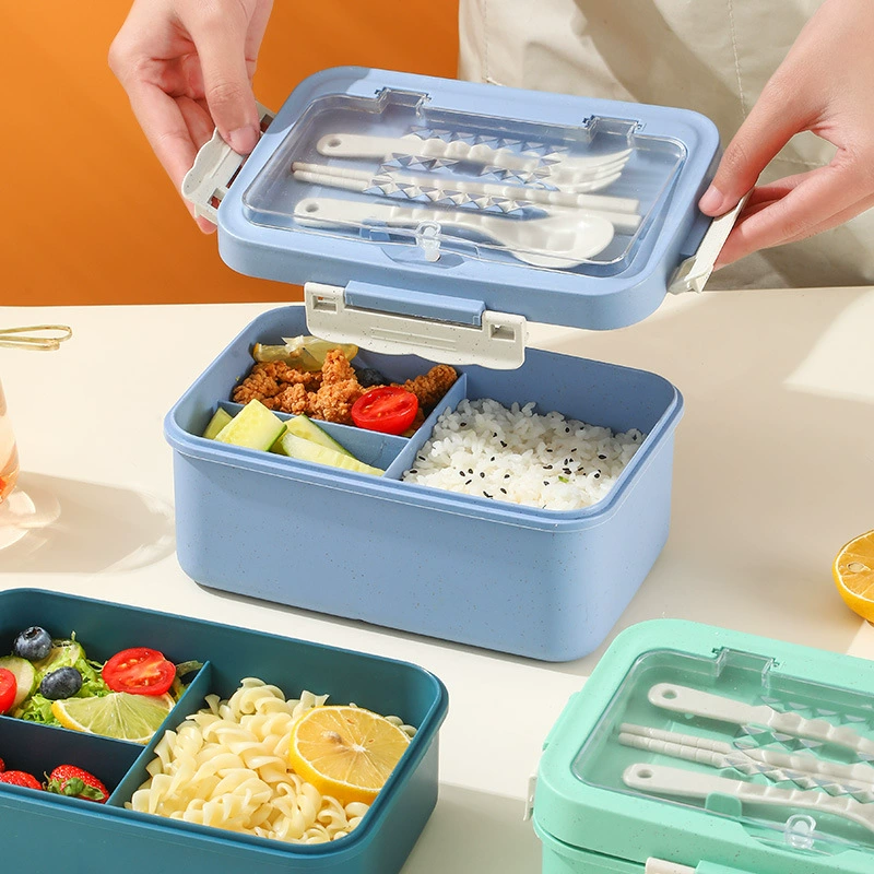 (Cross-border trading), Japanese plastic lunch box, capacious tableware for students, set