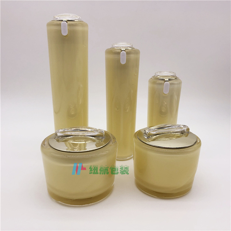 现货 3050克3050100ml水果型蝴蝶结高档亚克力瓶护肤瓶乳液瓶