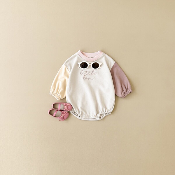 Autumn children's solid color overall for new born for crawling for…