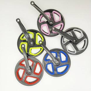 Mountain bike crank wheel fish-shaped turn cover pedal student bicycle variable speed tooth wheel tooth wheel sprocket