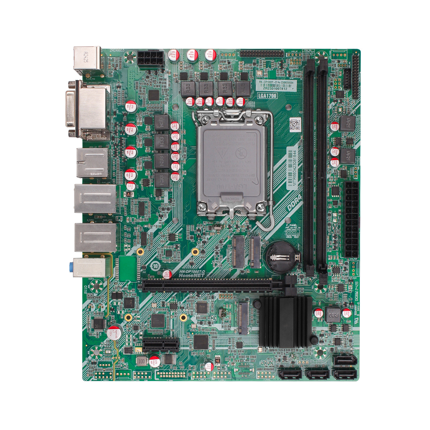 MicroATX B660台式机主板LGA1700插槽 DDR4 12/13代英特尔适用