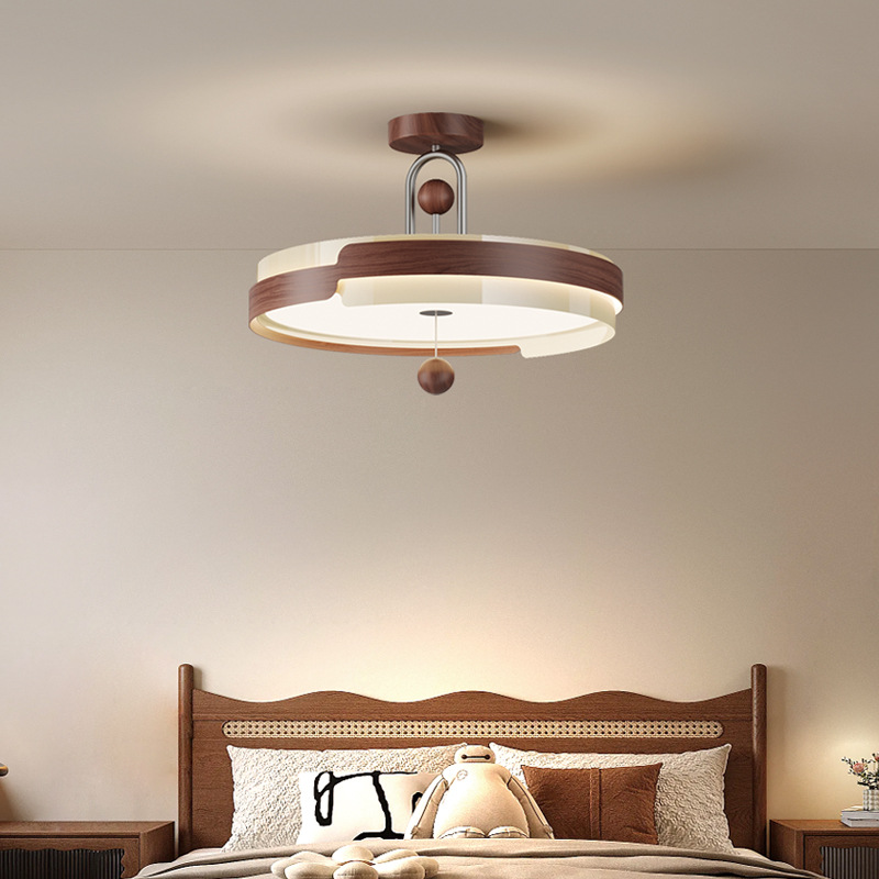 Araña de dormitorio de estilo antiguo francés, estilo crema de alta calidad, barra de estudio ajustable, lámpara de protección ocular de espectro completo