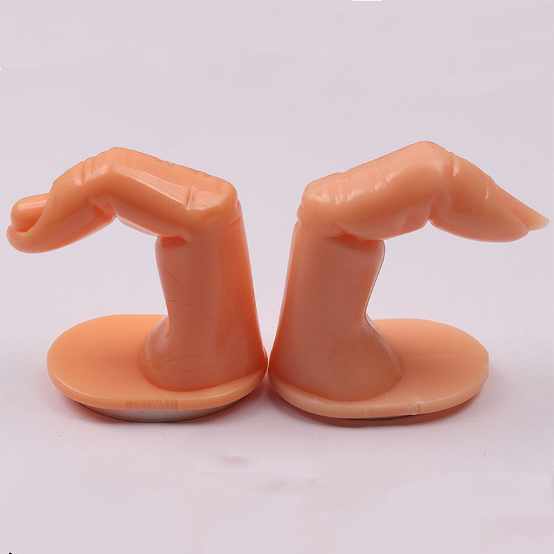 Práctica de uñas simulación de dedo falso dedo modelo disponible en uñas y uñas gratis
