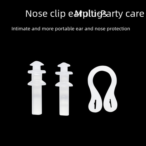 Cheap swimming goggles with nose clip and earplugs, suitable for adults and children, transparent paper card packaging, HD swimming goggles wholesale