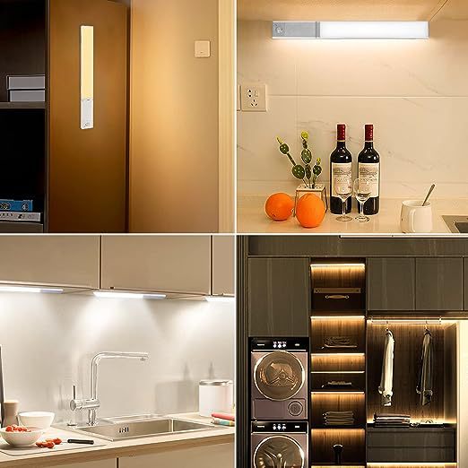 Cross-border three-color human sensing lamp with long battery life, wireless magnetic suction external battery replaceable wardrobe cabinet light