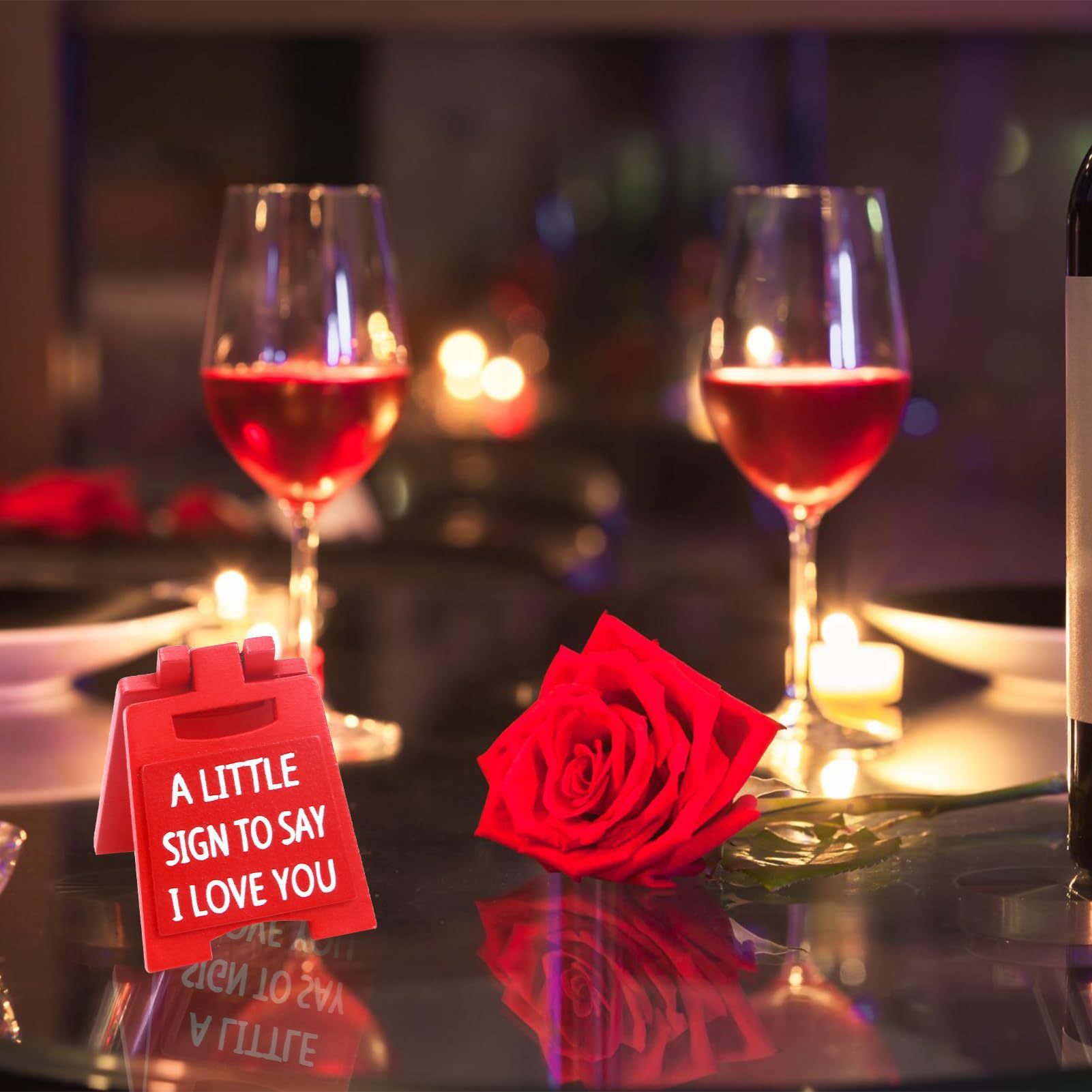 Nuevos productos transfronterizos, tarjetas de recordatorio de incentivos de oficina, adornos de escritorio creativos de madera roja, adornos de marca vertical divertidos al por mayor