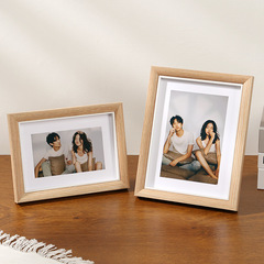 Wholesale Wooden Picture Frame Stand 567810 A4 Size Solid Wood Texture Frame Simple Photo Wall Picture Frame Wall Art Frame