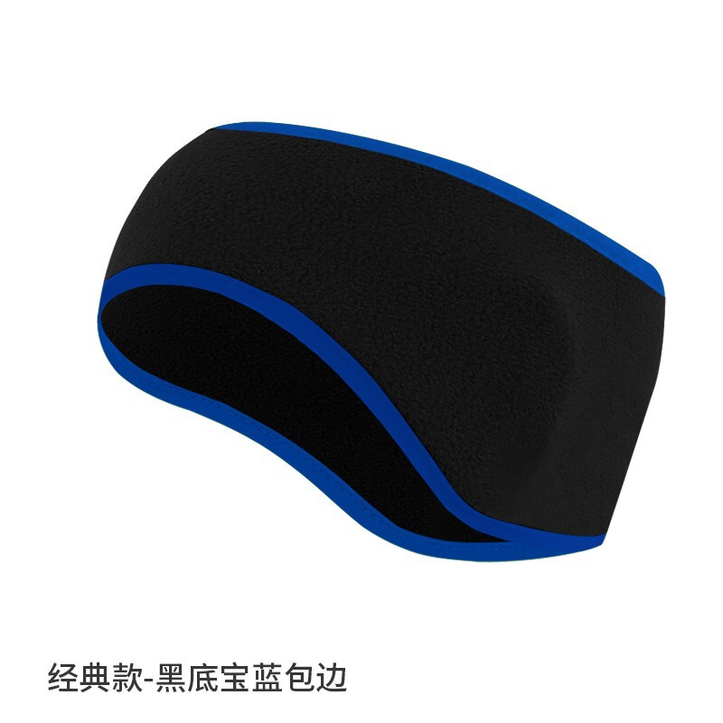 亚马逊防寒发带纯色抓绒防风额头保暖头带加绒加厚跑步运动护耳带|undefined