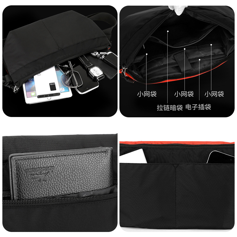 WEPOWER nuevo multifuncional de gran capacidad mochila de hombro casual de alto nivel bolso de pecho de hombre mochila pequeña