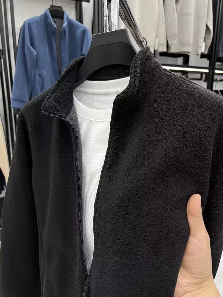 1 2024 Herrenmode, Winter, Futter, Herrenunterwäsche, Herbst-Winter-Fleecejacke für Herren_voghion.com