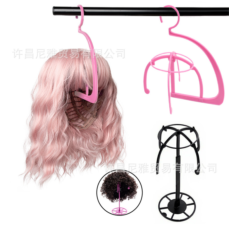 Wig Stand, Hanging Hat Stand, Multifunctional Stand, Storage Rack for Placing Standing Long Hair Wigs, Portable Use