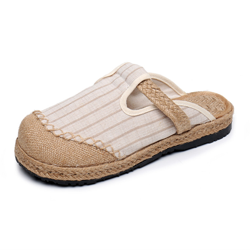 Autumn ethnic non-slip breathable women's slippers