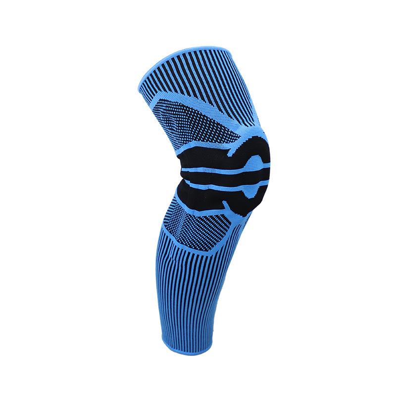 Aikedifei 2098 # rodilleras alargadas almohadillas de pierna Deportes hombres y mujeres rodilla manga larga baloncesto correr caliente profesional image 10