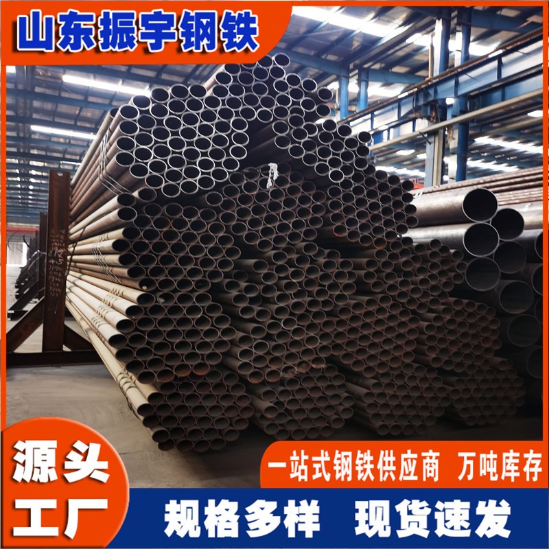 厂家现货2mm厚无缝钢管88.9*5 厚钢管立柱 碳钢立柱喷塑切割