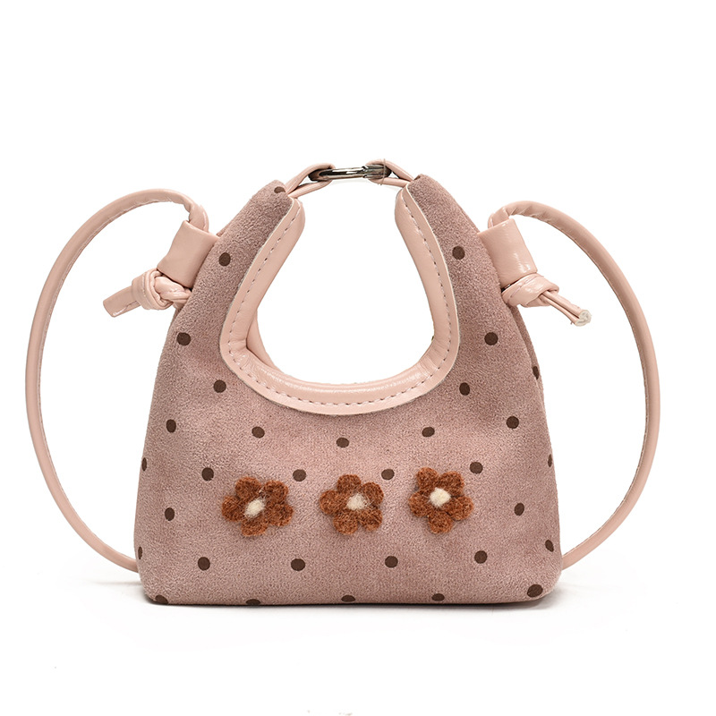 Dolce y lindo bolso de niña de flores, mini bolso de bebé, otoño y invierno, nuevo bolso para niños