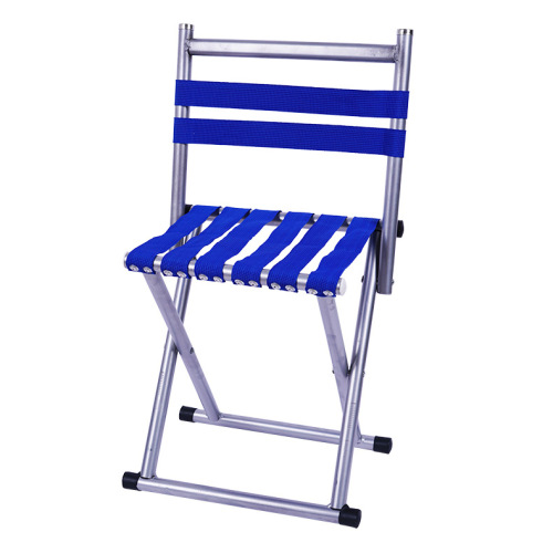 Portable leisure fishing chair, fishing stool without backrest, leisure chair with frame, compact folding stool