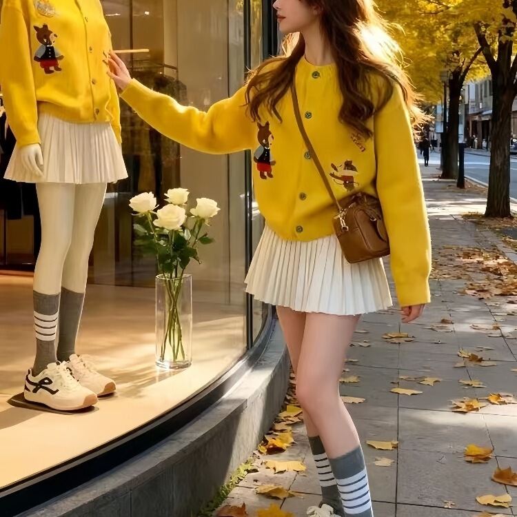 Autumn and Winter Outfits, a Complete Set of 2025, This Year’S Popular Little Fragrant Style, Beautiful and Beautiful Knitted Sweater and Skirt Suit